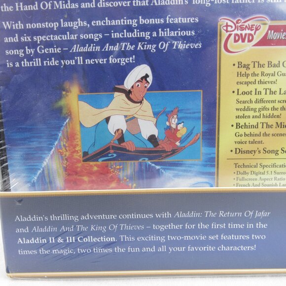 Disney Aladdin The Return of Jafar & The King of Thieves (2 & 3 Collection) - Picture 8 of 15